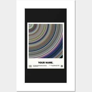 minimal_Your Name Abstract Liquid Art Anime Posters and Art